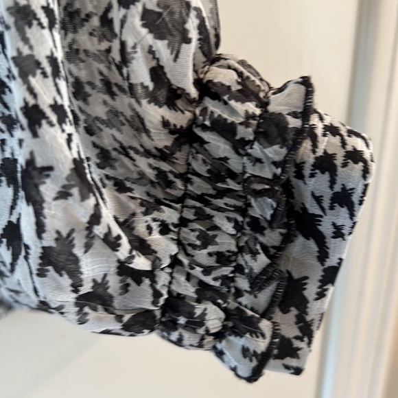 Pleione houndstooth print blouse - Picture 6 of 9